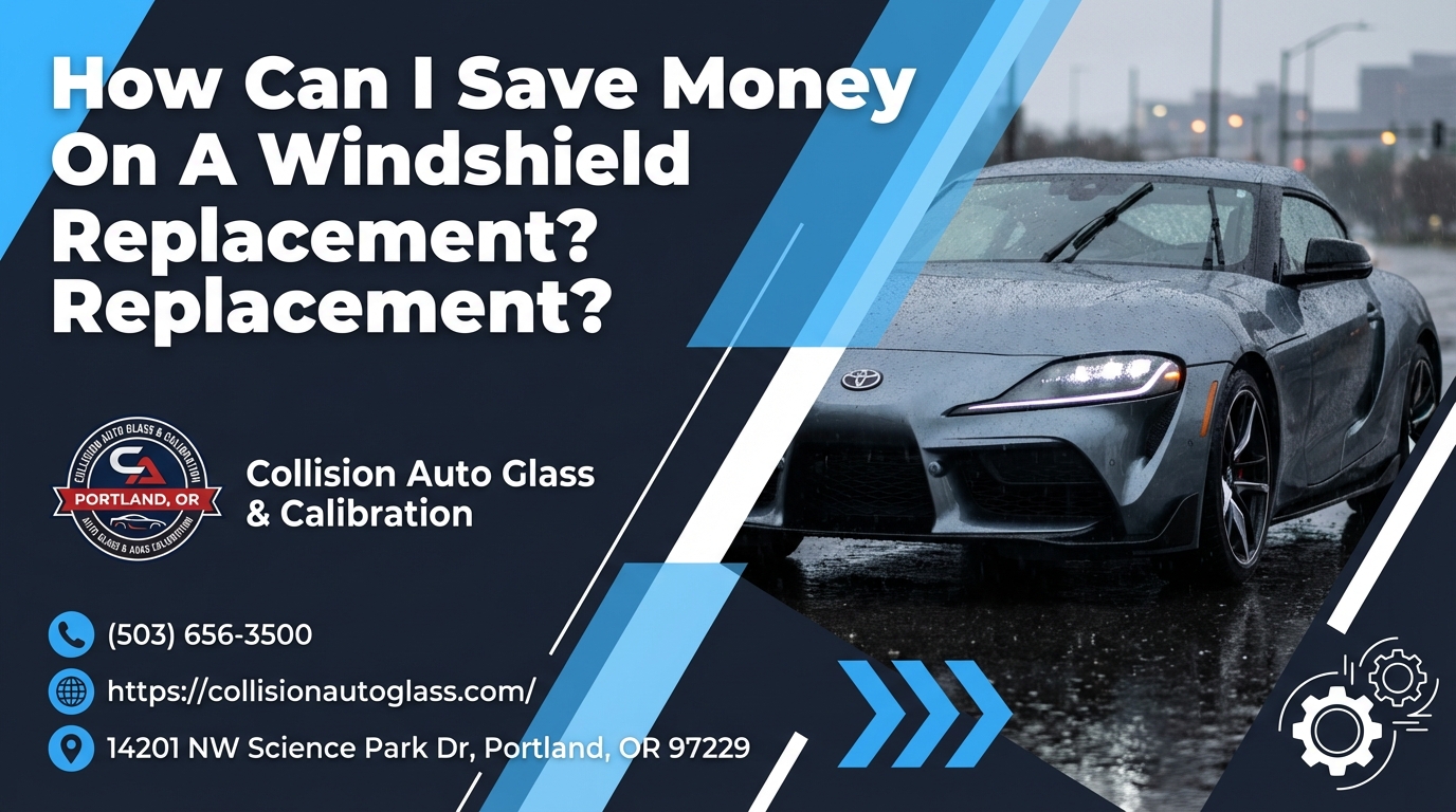 How Can I Save Money On A Windshield Replacement? | Collision Auto Glass & Calibration in Portland, OR