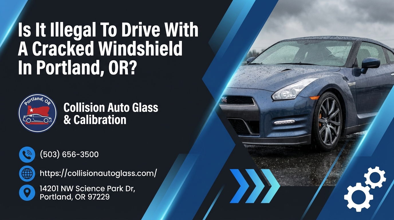 Is It Illegal To Drive With A Cracked Windshield In Portland, OR? | Collision Auto Glass & Calibration in Portland, OR