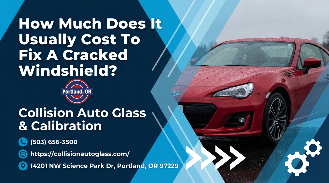 How Much Does It Usually Cost To Fix A Cracked Windshield? | Collision Auto Glass & Calibration in Portland, OR
