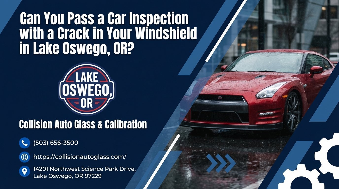 Can You Pass a Car Inspection with a Crack in Your Windshield in Lake Oswego, OR?