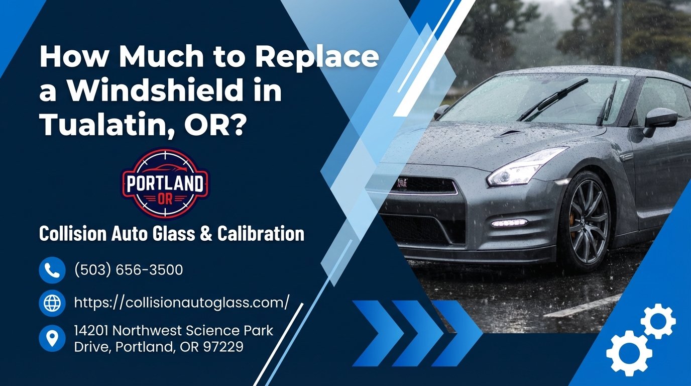 How Much to Replace a Windshield in Tualatin, OR? | Collision Auto Glass & Calibration