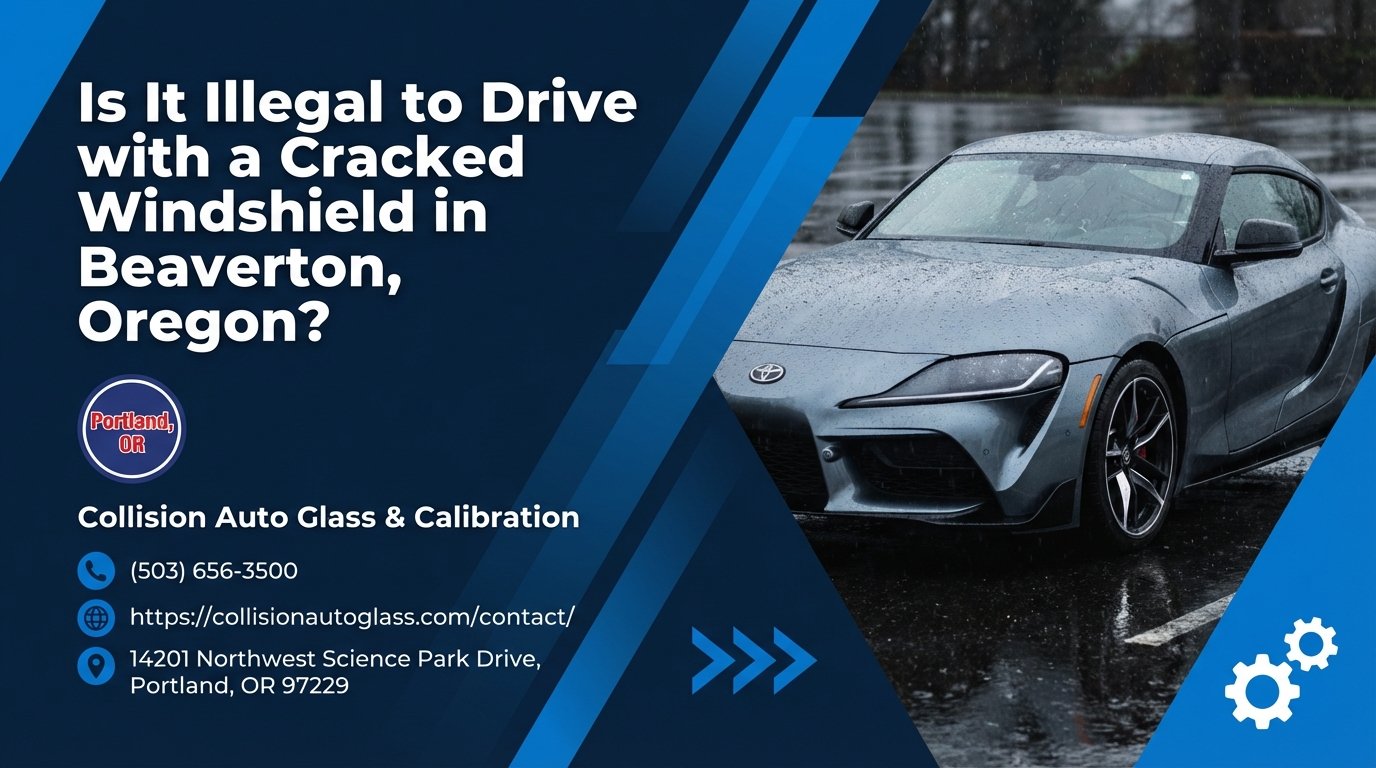 Is It Illegal to Drive with a Cracked Windshield in Beaverton, Oregon? - Collision Auto Glass & Calibration