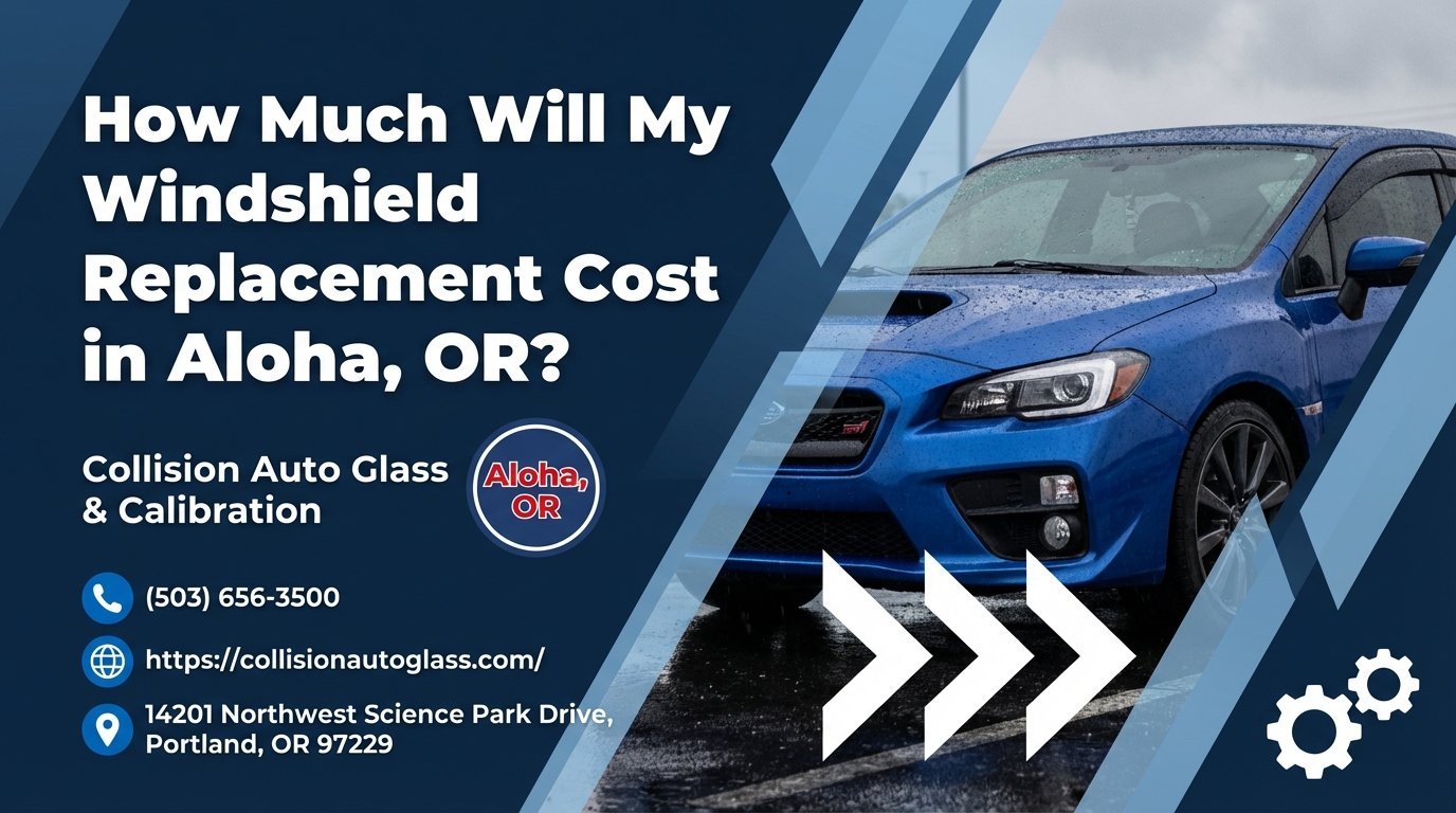 How Much Will My Windshield Replacement Cost in Aloha, OR? | Collision Auto Glass & Calibration