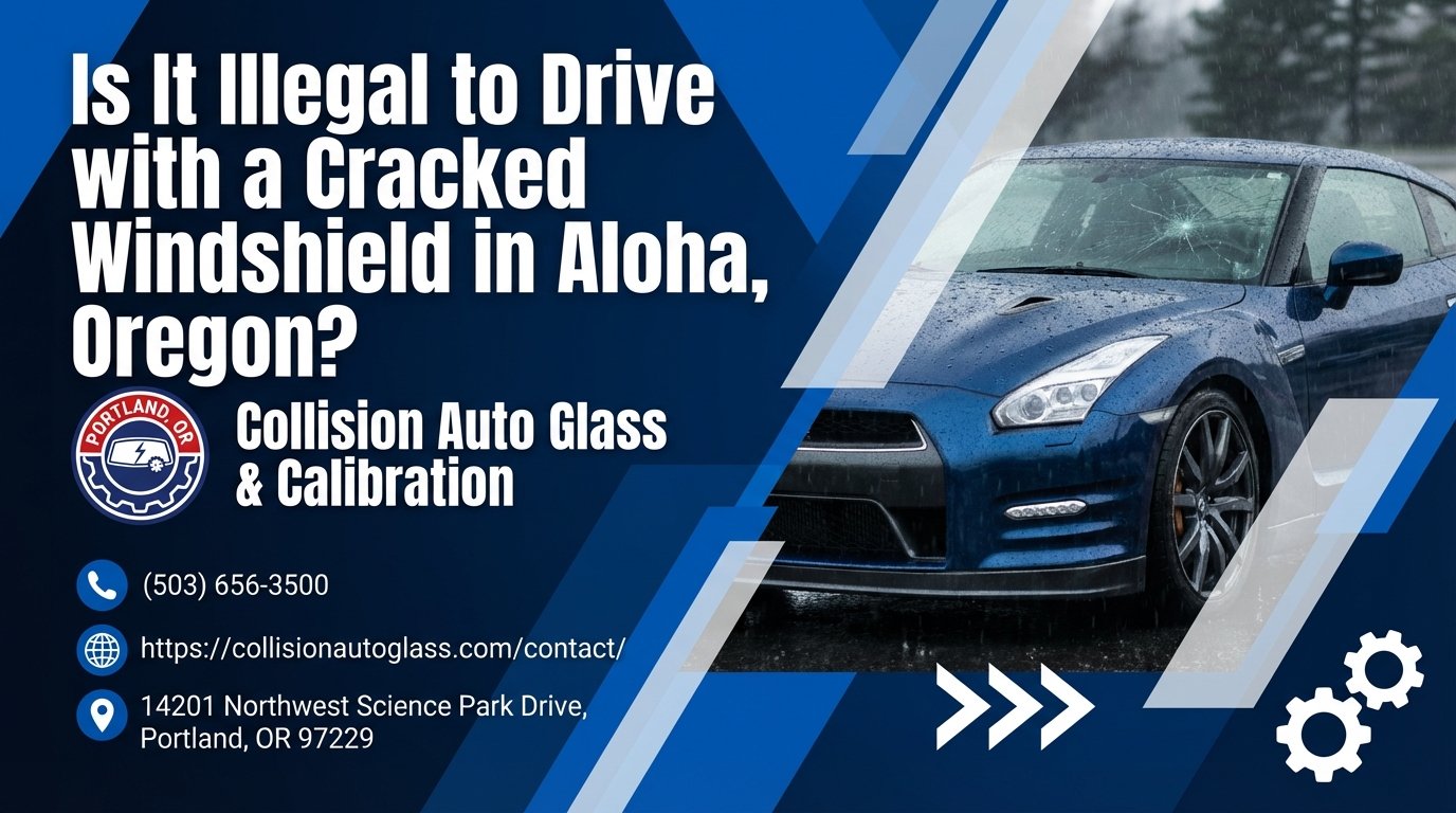 Is It Illegal to Drive with a Cracked Windshield in Aloha, Oregon? - Collision Auto Glass & Calibration