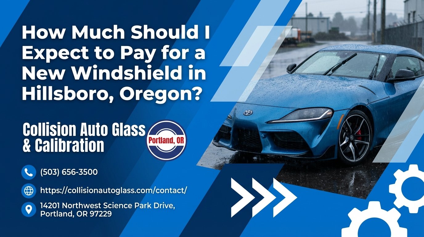 How Much Should I Expect to Pay for a New Windshield in Hillsboro, Oregon? - Collision Auto Glass & Calibration