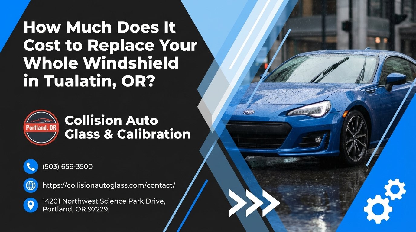 How Much Does It Cost to Replace Your Whole Windshield in Tualatin, OR? - Collision Auto Glass & Calibration