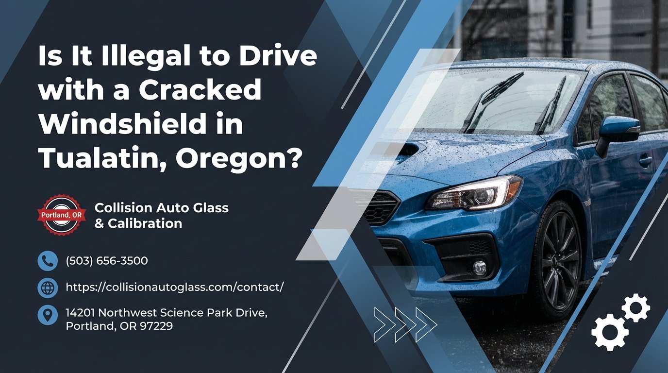Is It Illegal to Drive with a Cracked Windshield in Tualatin, Oregon? - Collision Auto Glass & Calibration