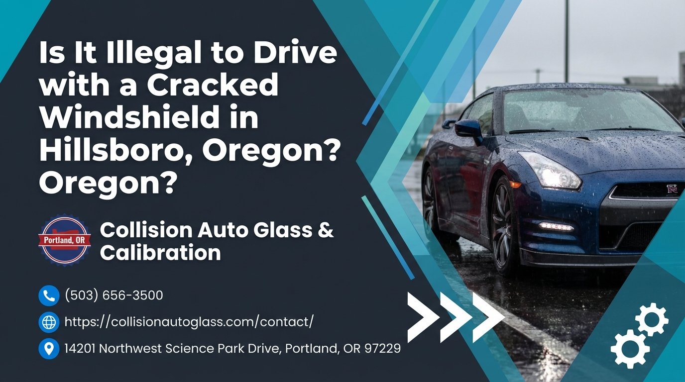 Is It Illegal to Drive with a Cracked Windshield in Hillsboro, Oregon? - Collision Auto Glass & Calibration