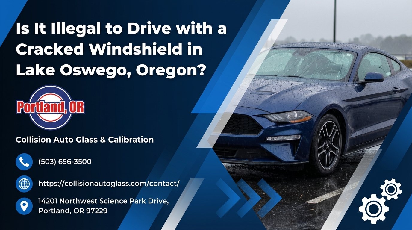 Is It Illegal to Drive with a Cracked Windshield in Lake Oswego, Oregon? - Collision Auto Glass & Calibration