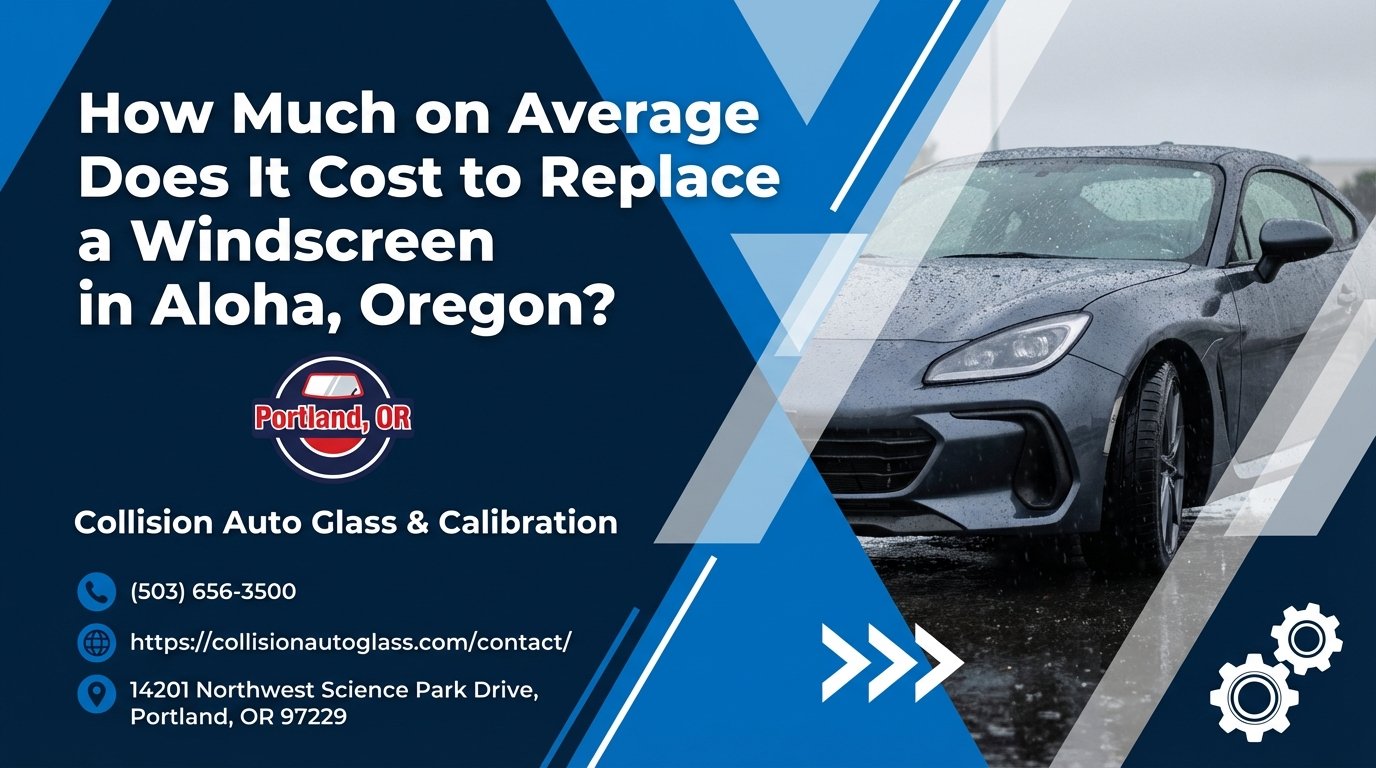 How Much on Average Does It Cost to Replace a Windscreen in Aloha, Oregon? - Collision Auto Glass & Calibration