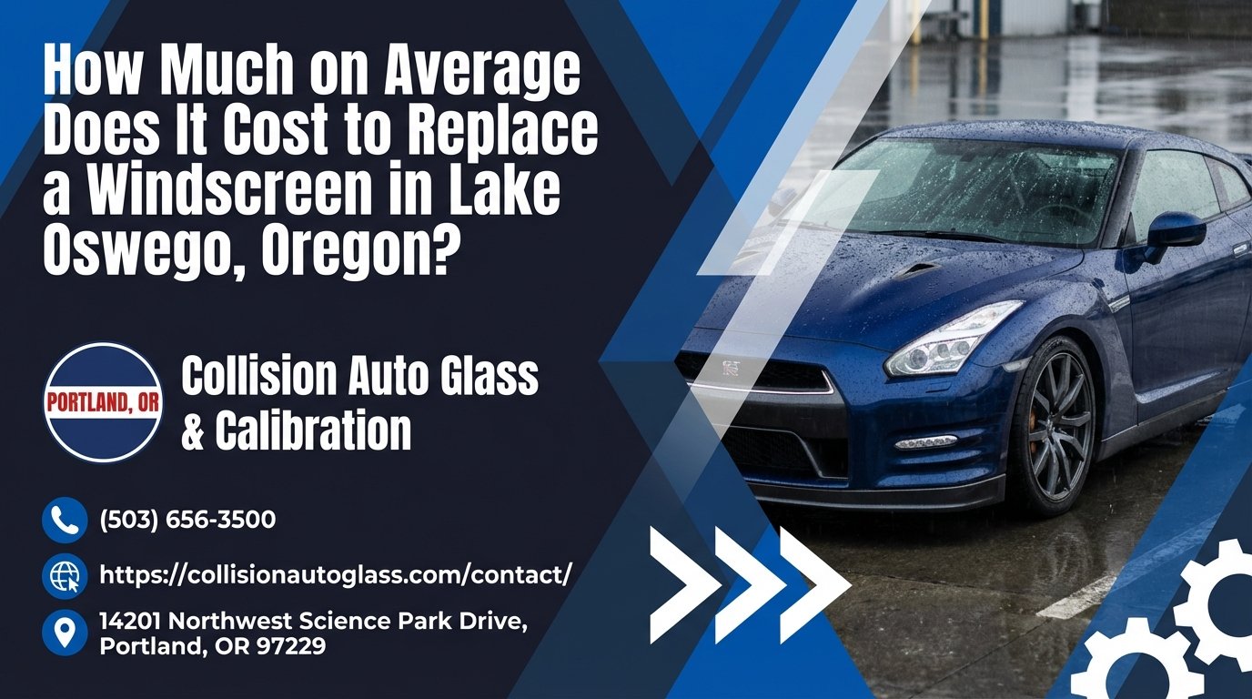 How Much on Average Does It Cost to Replace a Windscreen in Lake Oswego, Oregon? - Collision Auto Glass & Calibration