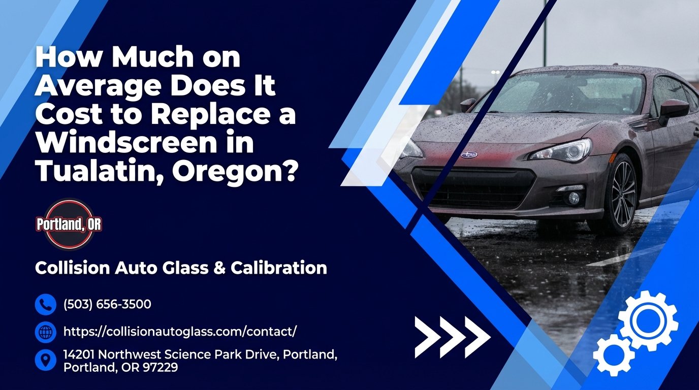 How Much on Average Does It Cost to Replace a Windscreen in Tualatin, Oregon? - Collision Auto Glass & Calibration