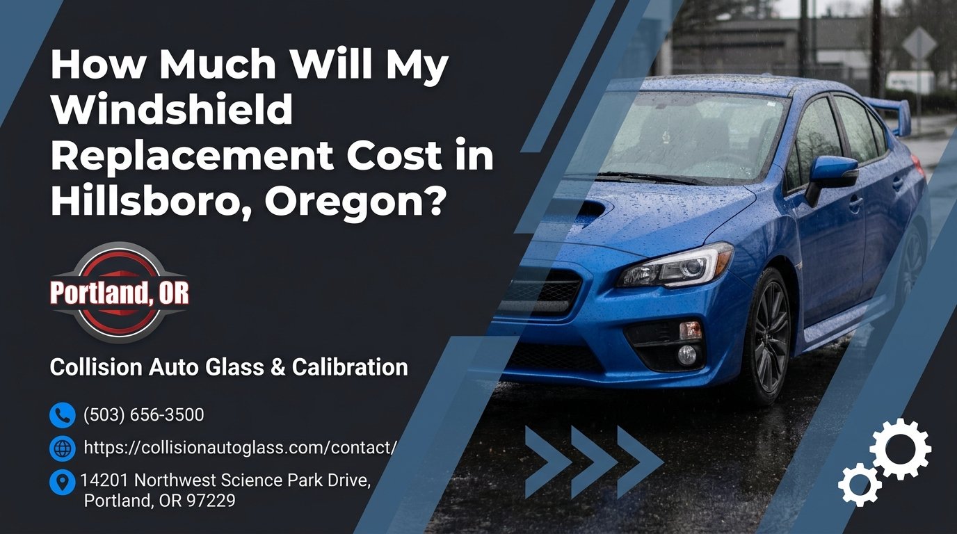 How Much Will My Windshield Replacement Cost in Hillsboro, Oregon? - Collision Auto Glass & Calibration