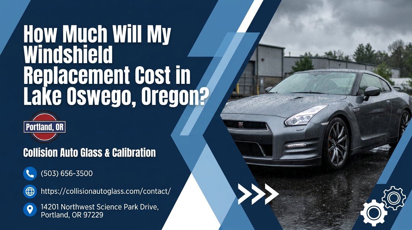 How Much Will My Windshield Replacement Cost in Lake Oswego, Oregon? - Collision Auto Glass & Calibration
